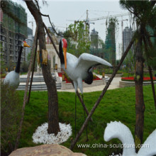 simulation fiberglass animal sculpture-bird